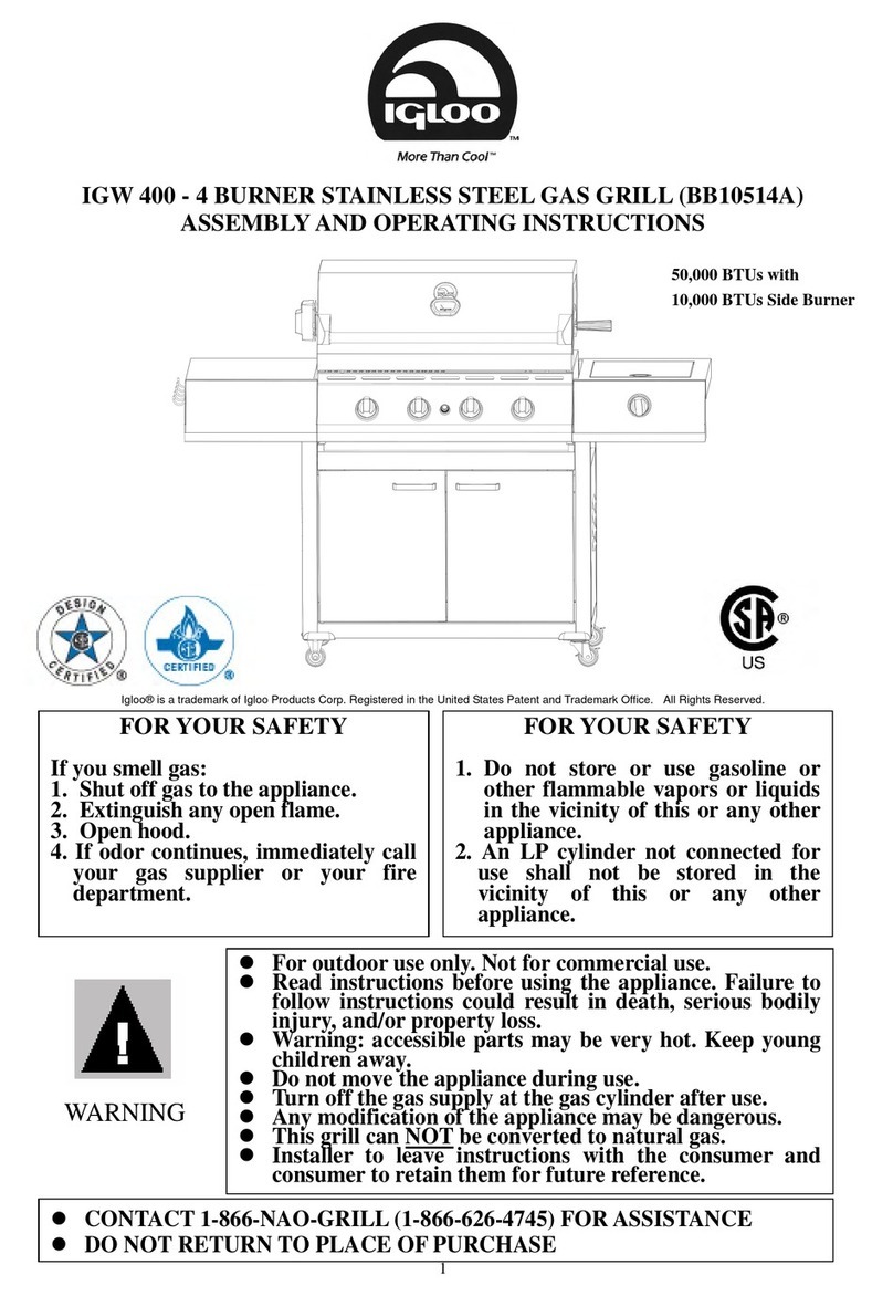 Igloo IGW 400 Assembly and operating instructions Igloo IGW 400 Assembly and operating instructions