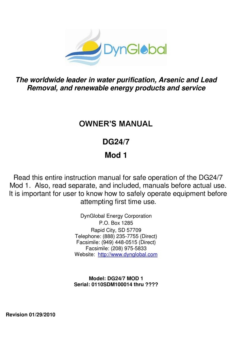 DynGlobal DG24/7 Mod 1 owner's manual DynGlobal DG24/7 Mod 1 owner's manual