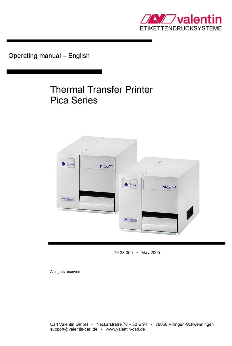 Valentin Pica 104/8 User manual