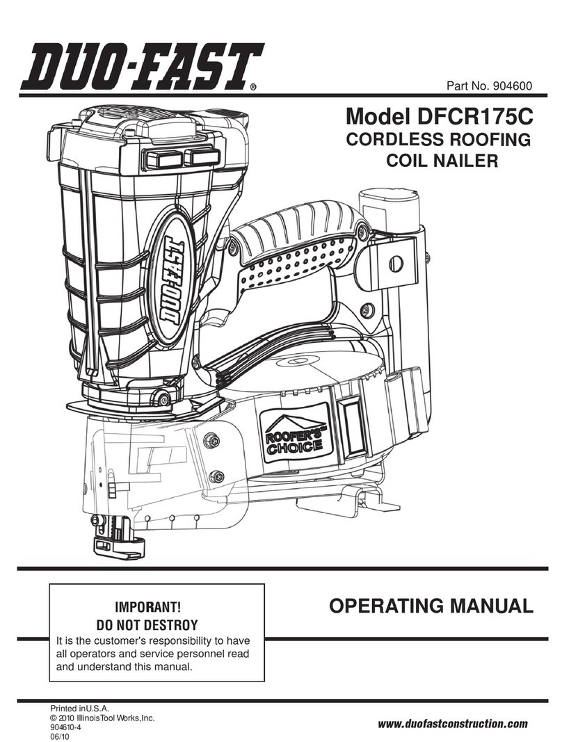 DUO-FAST DFCR175C operating manual