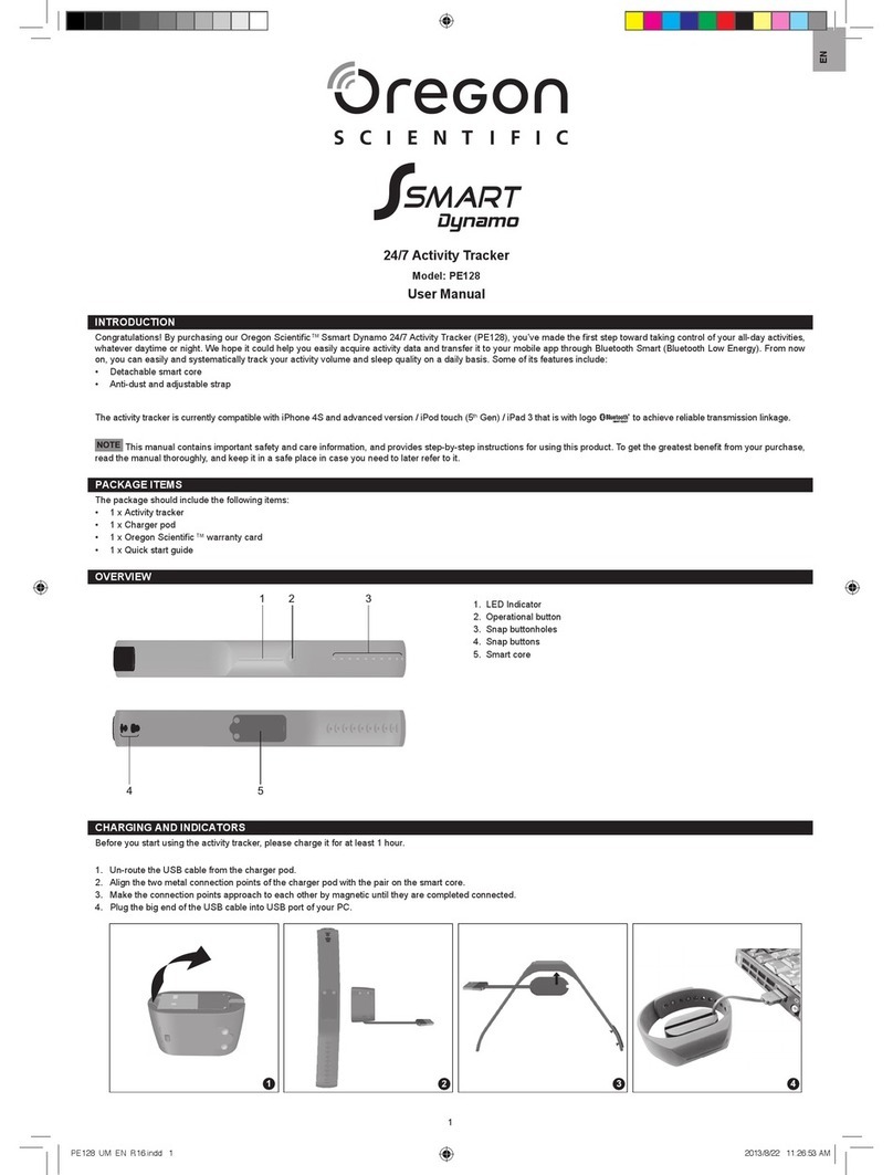 Oregon Scientific PE128 User manual