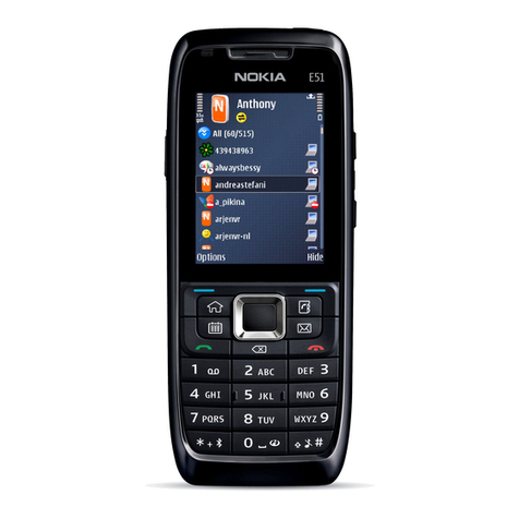 Nokia E51 - Smartphone 130 MB User manual