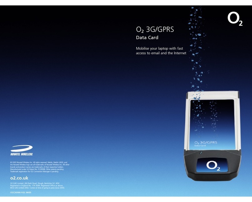 Novatel O2 quick start guide
