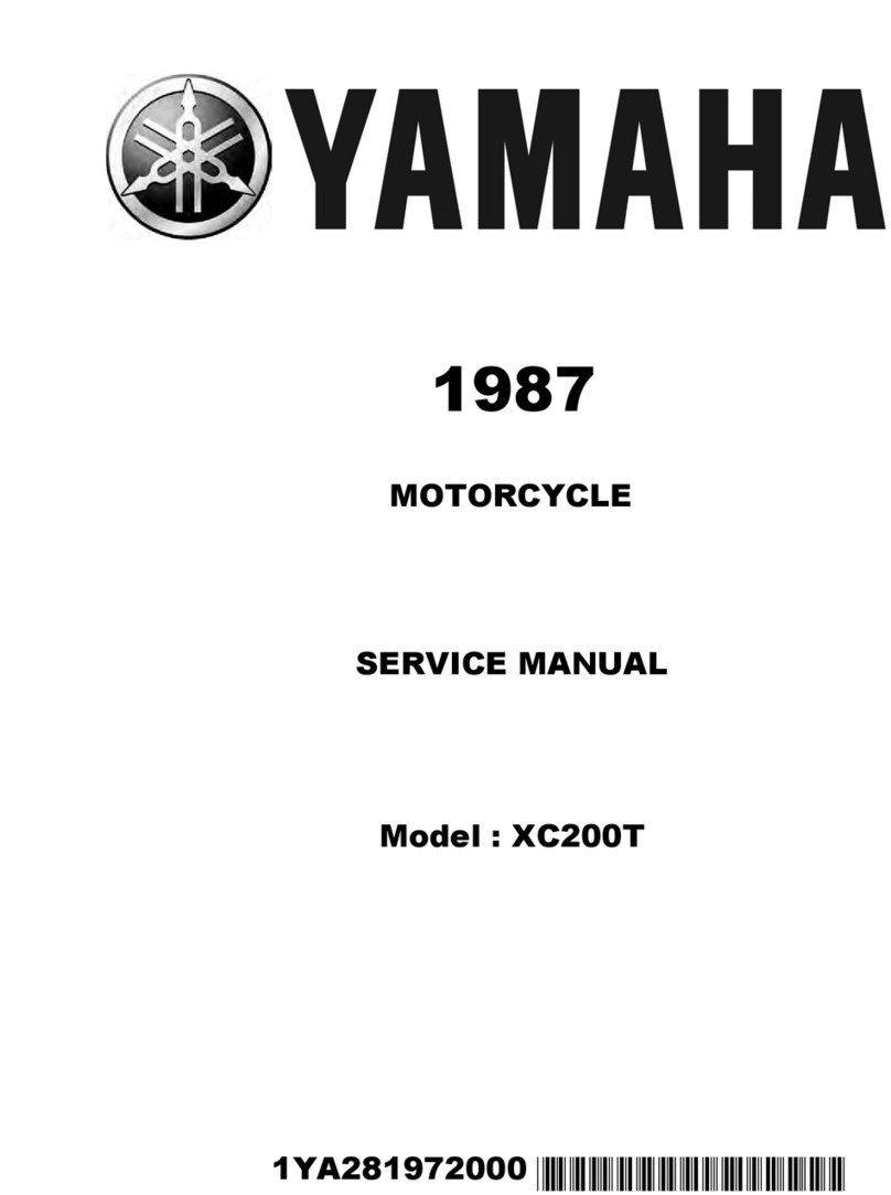 Yamaha XC200T User manual