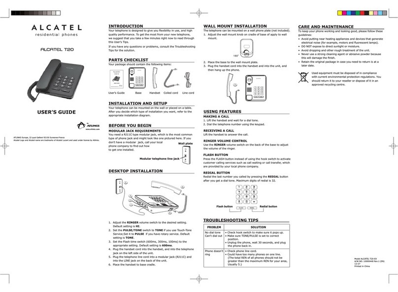 Alcatel One Touch T20 user guide
