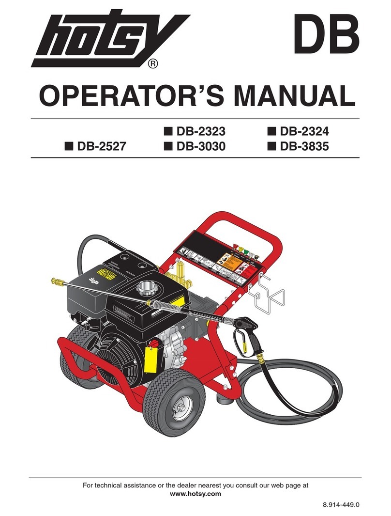 Hotsy DB-2527 User manual