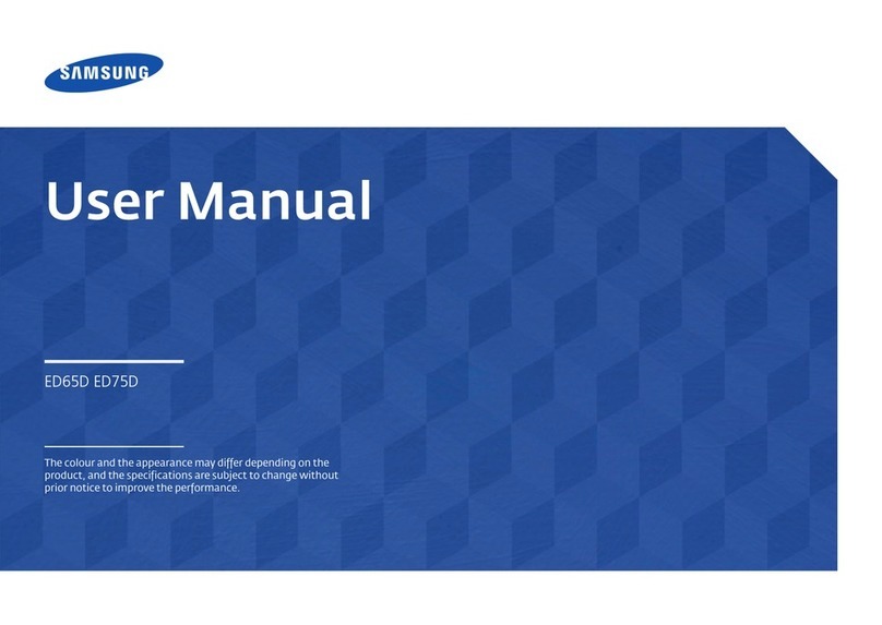 Samsung ED75D User manual Samsung ED75D User manual