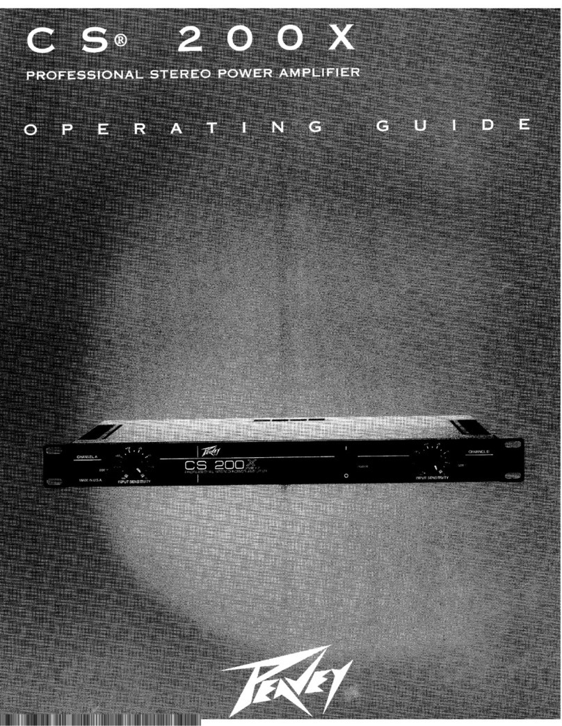 Peavey CS 200X operating guide