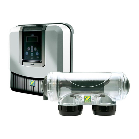 Zodiac TRI CHLORINE GENERATOR Instruction manual and warranty card