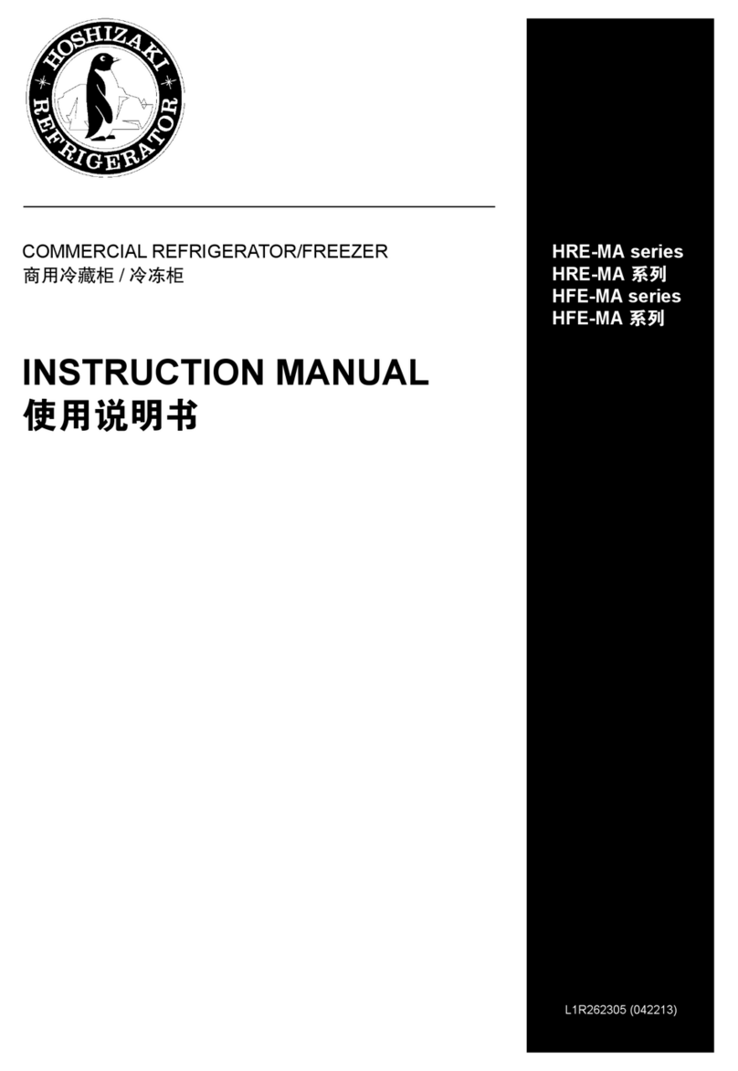 Hoshizaki HRE-MA series instruction manual