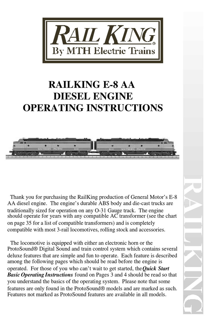 Rail King RAILKING E-8 AA User manual