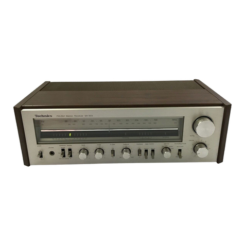 Technics SA-303 User manual
