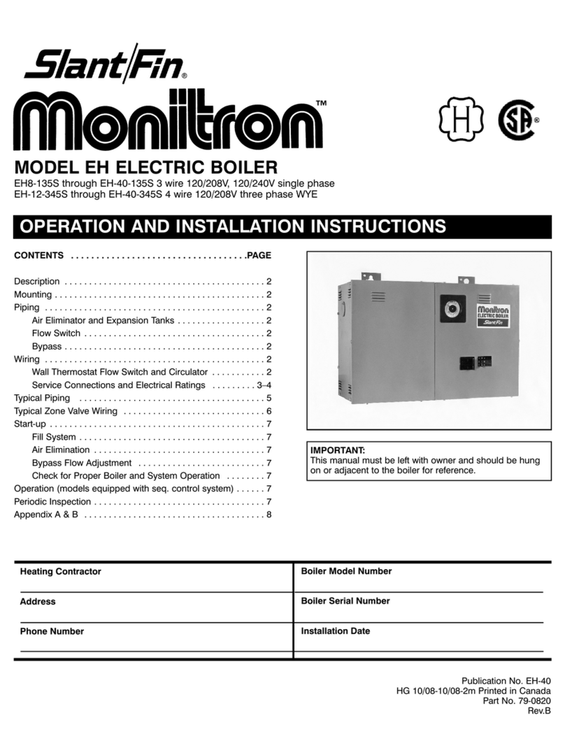 StantFin Monitron EH Operation and installation instructions