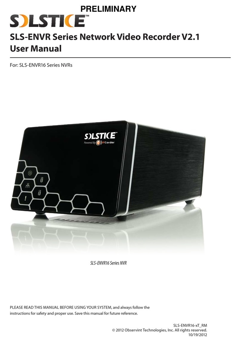 Solstice SLS-ENVR Series user manual