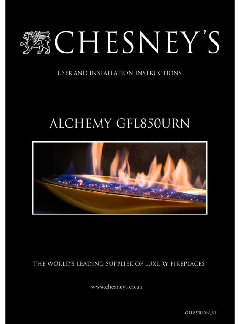 Chesney's Alchemy GFL850URN User and installation instructions