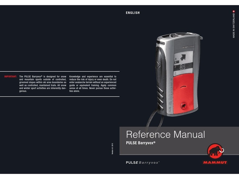 Mammut PULSE Barryvox User manual