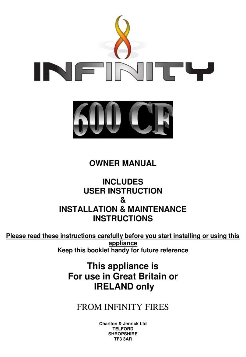 Infinity 600 CF owner's manual