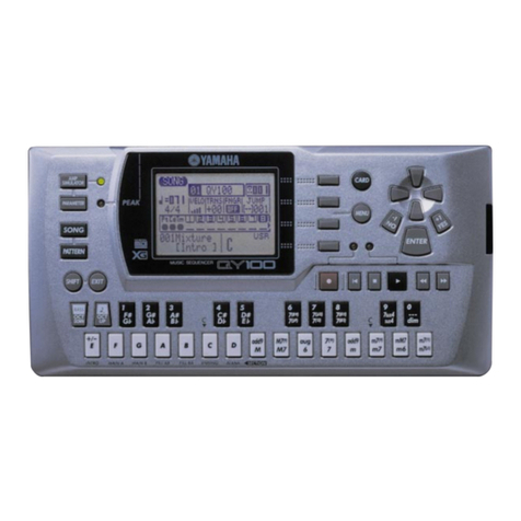 Yamaha QY100 Data Filer User manual