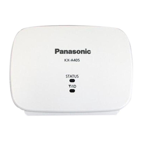 Panasonic KX-A405 installation manual Panasonic KX-A405 installation manual