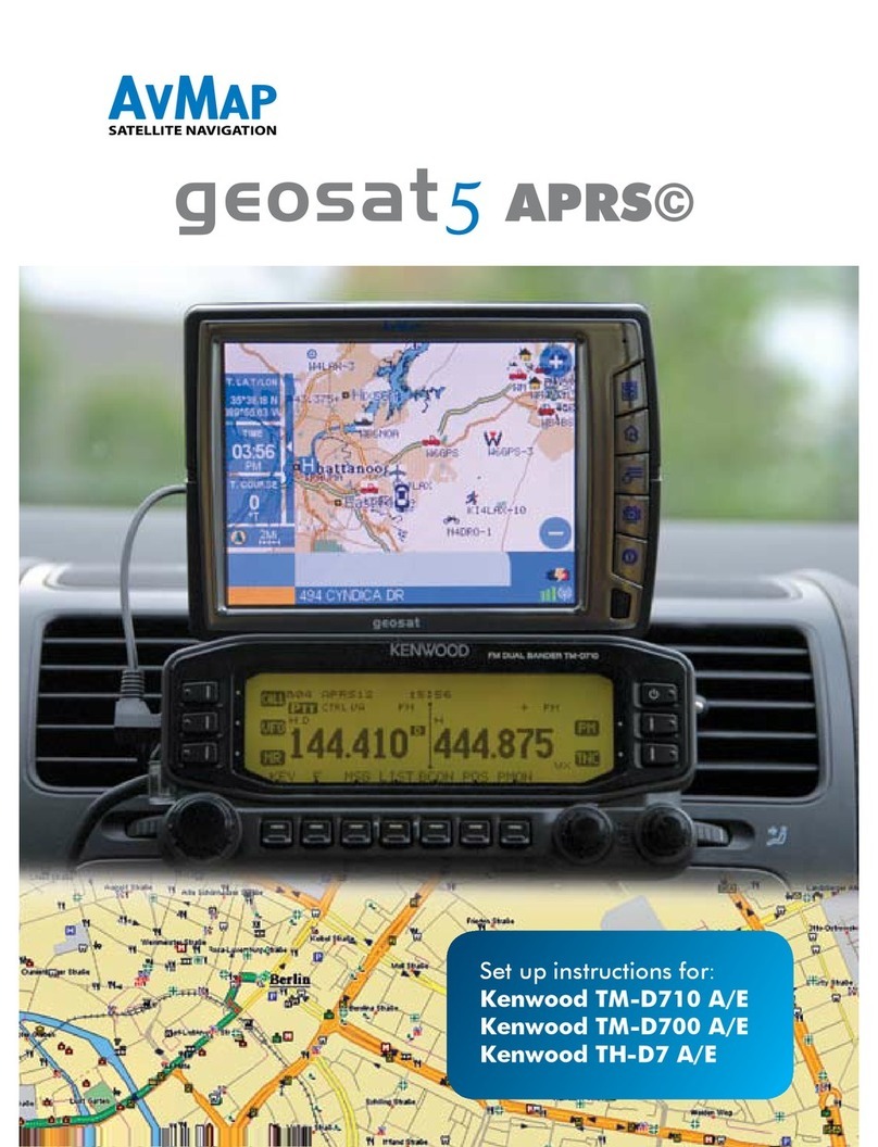 AvMap geosat5 APRS Setup instructions