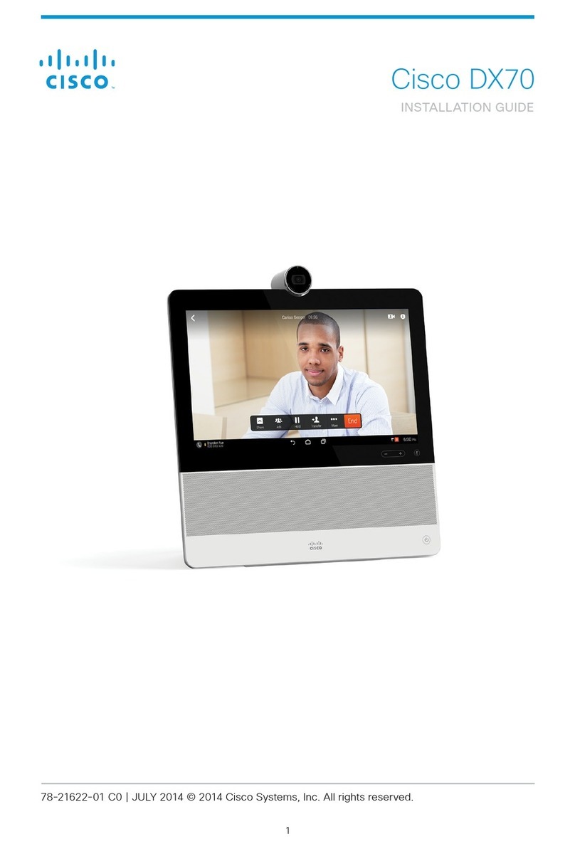 Cisco TelePresence DX70 User manual