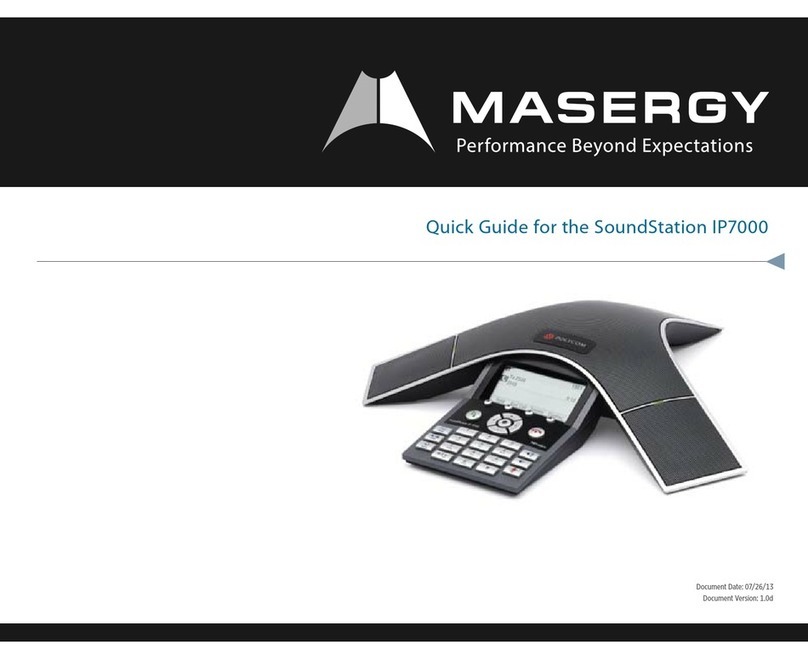 Polycom SoundStation IP 7000 User manual Polycom SoundStation IP 7000 User manual
