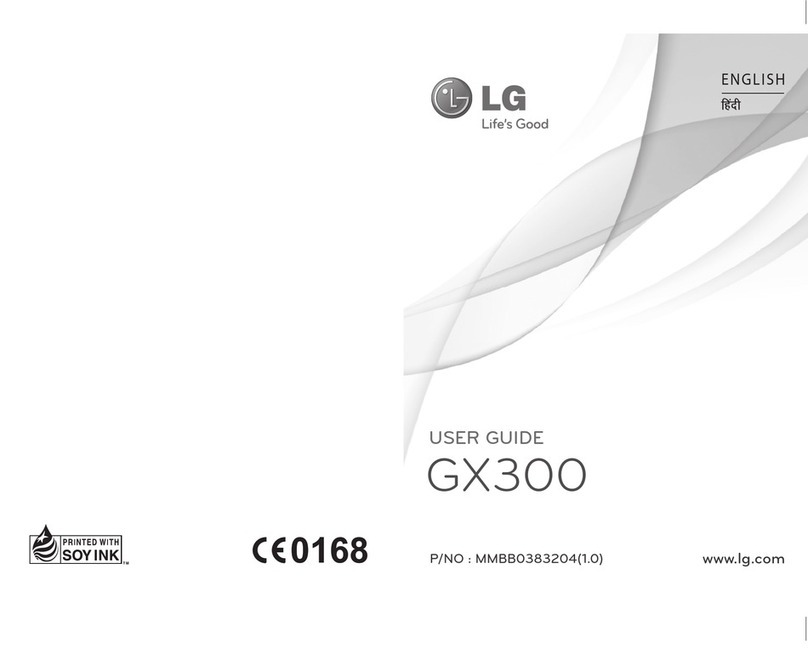 LG GX300 User manual