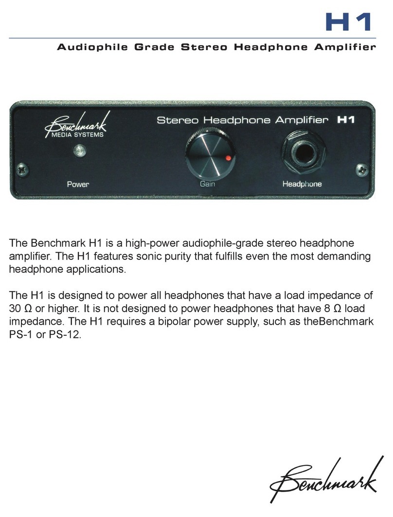 Benchmark h1 manual