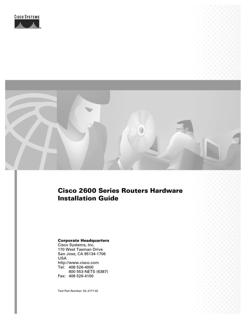 Cisco 2600 Series Manual