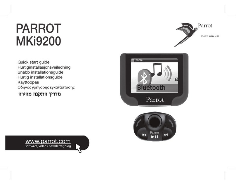 Parrot MKi9200 RU quick start guide