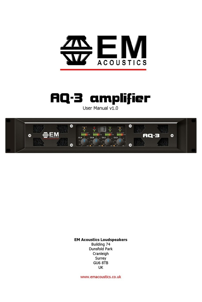 EM Acoustics AQ-3 user manual