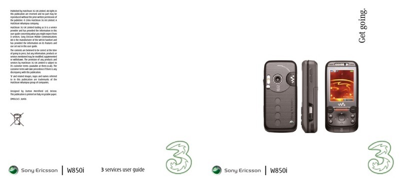 Sony Ericsson Walkman W850i User manual