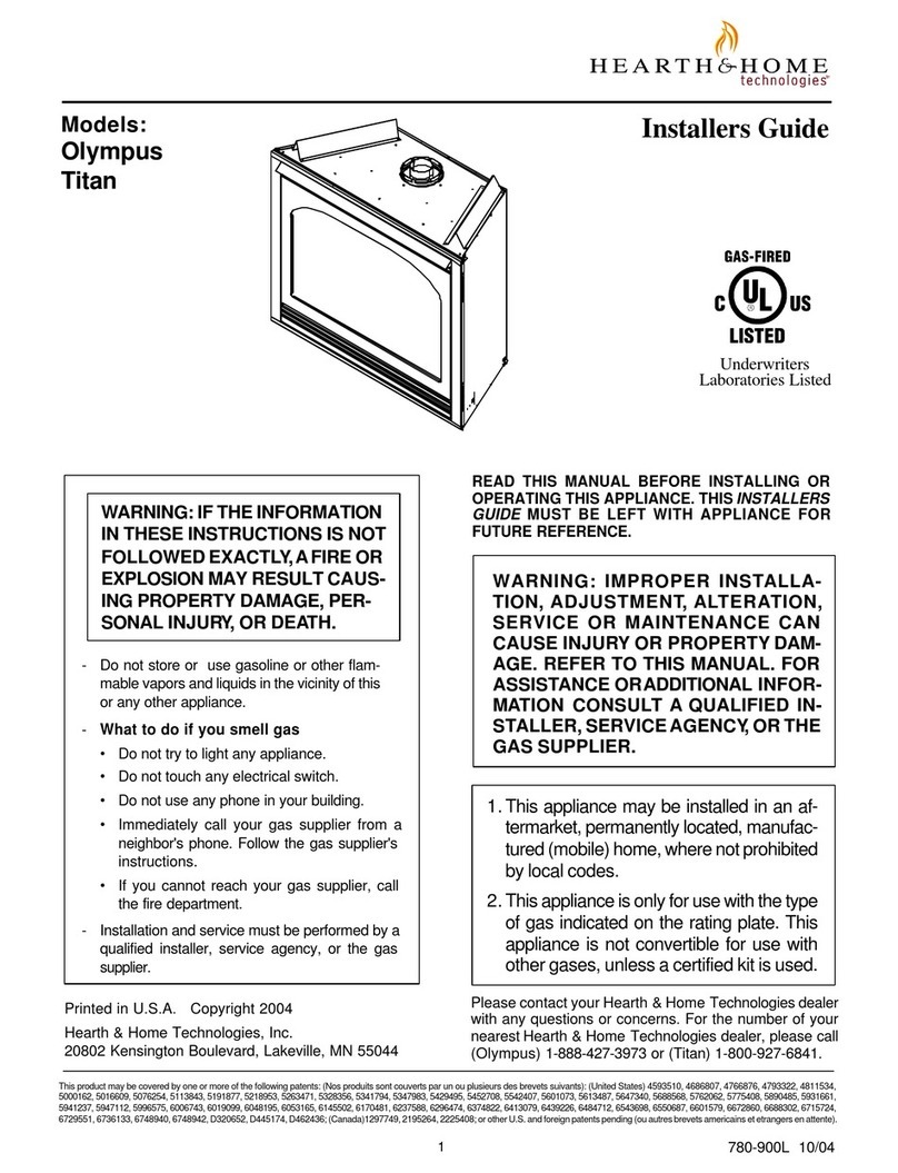 Hearth & Home Olympus Assembly instructions