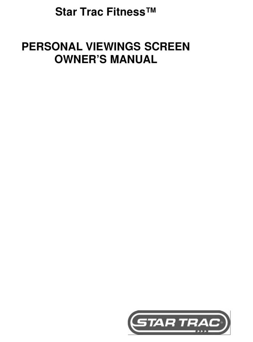 Star Trac S-TREADS User manual Star Trac S-TREADS User manual