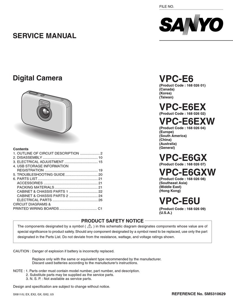 Sanyo Xacti VPC-E6 User manual