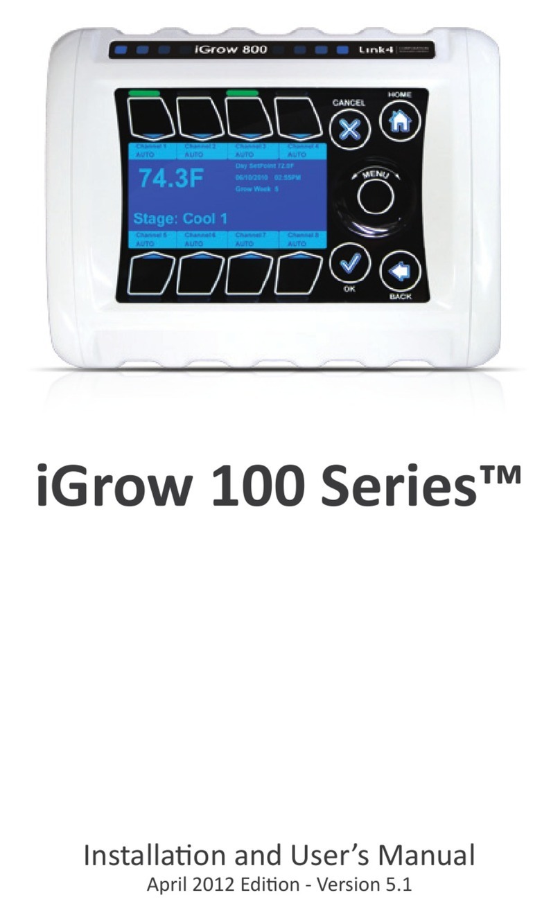 Link4 iGrow 100 Series Installation and user manual