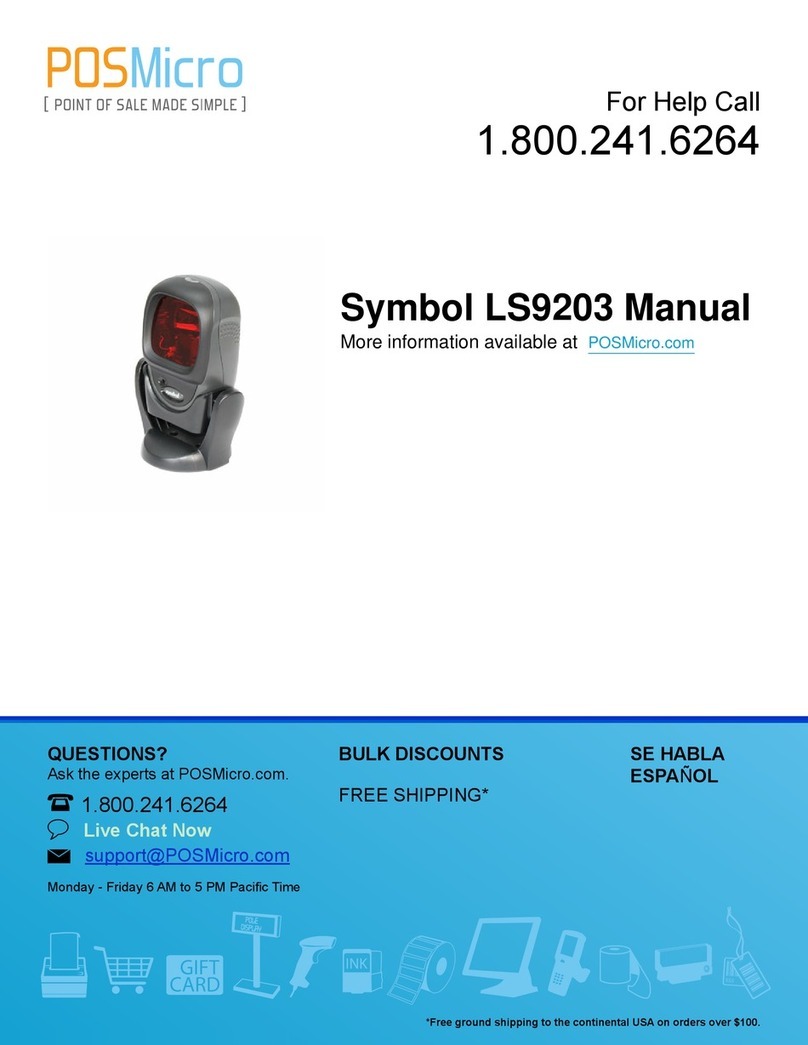 POSMicro Symbol LS9203 manual
