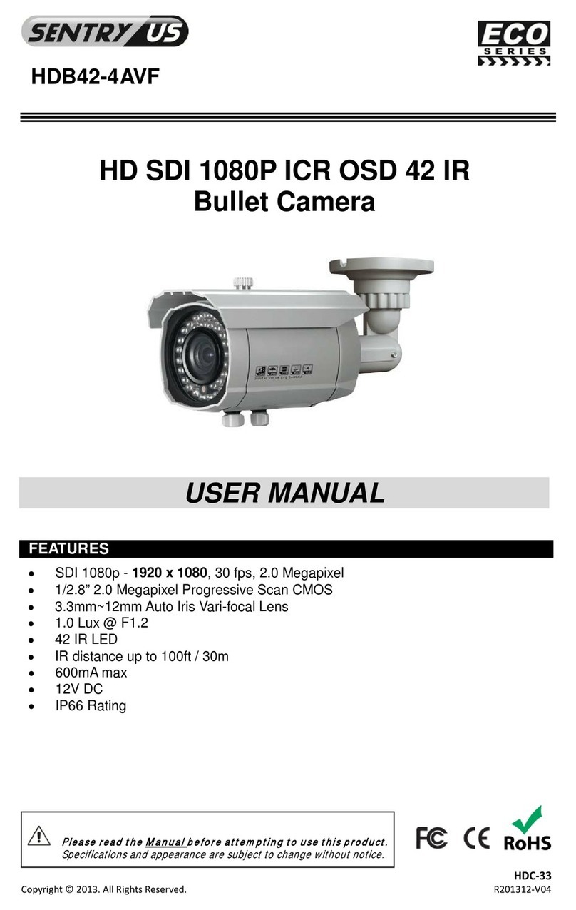 Sentryus HDB42-4AVF User manual