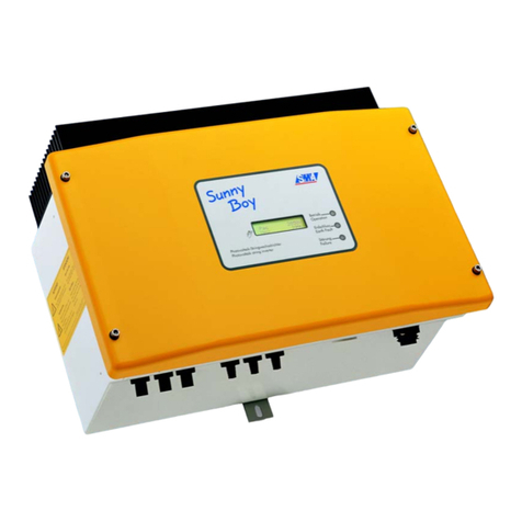 SMA SUNNY BOY 2500 User manual SMA SUNNY BOY 2500 User manual