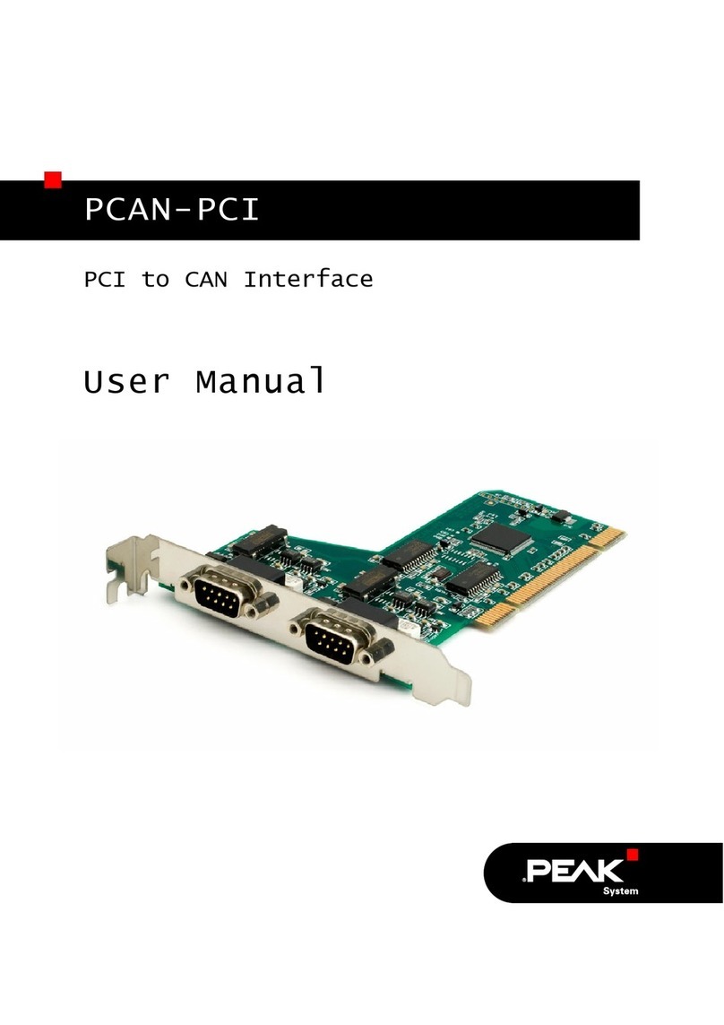 Peak PCAN-PCI user manual