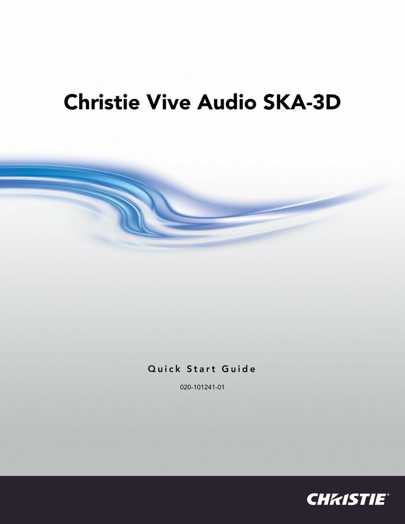 Christie Vive Audio SKA-3D quick start guide