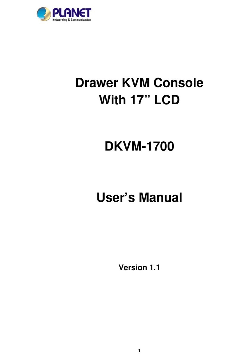 Planet Networking & Communication DKVM-1700 user manual