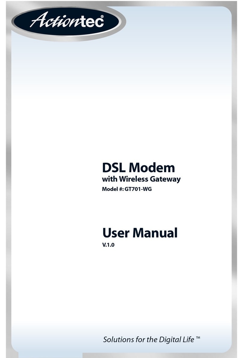 ActionTec GT701-WG User manual