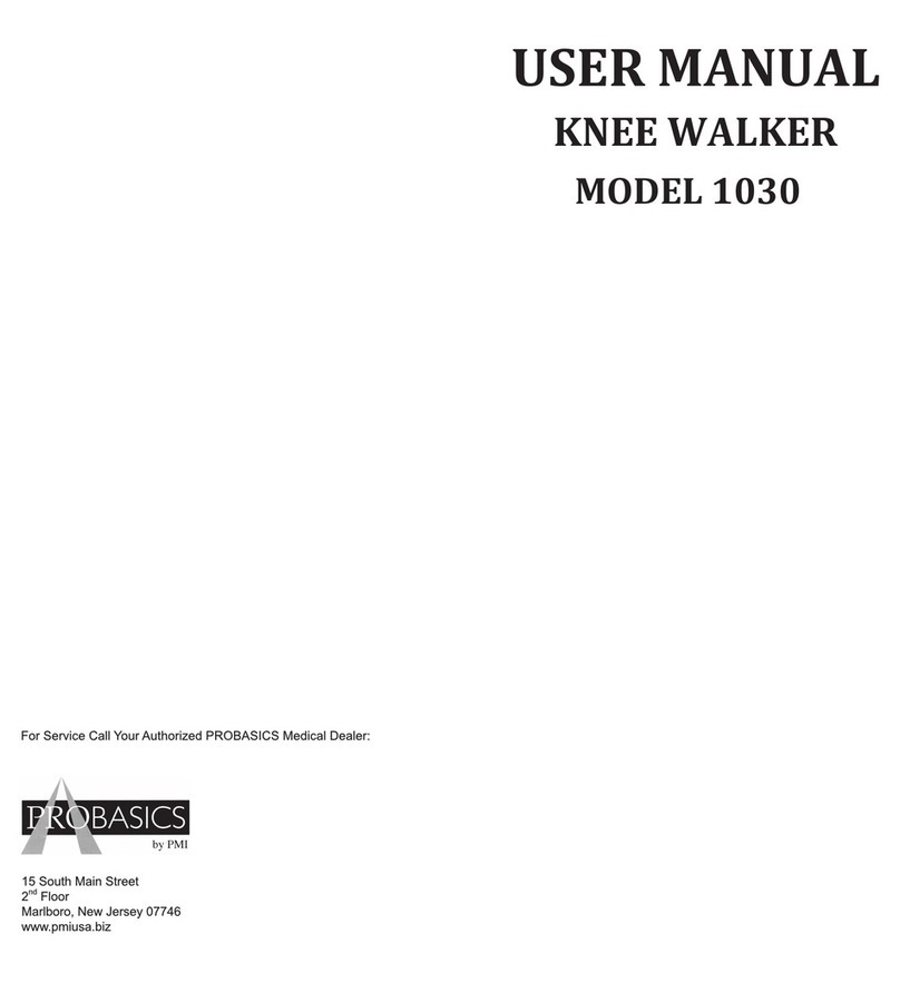 Probasics KNEE WALKER 1030 user manual