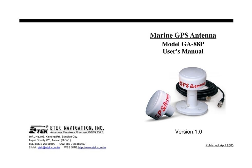 Etek Navigation GA-88P user manual
