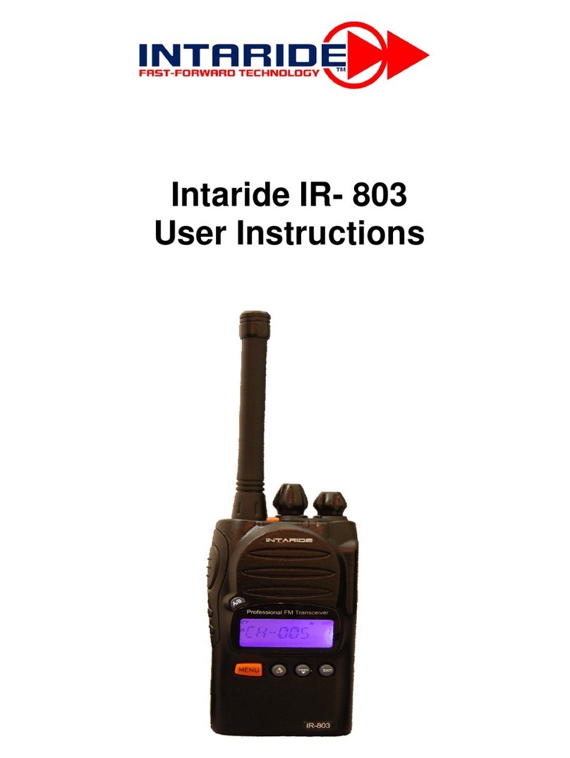 Intaride IR- 803 User instructions