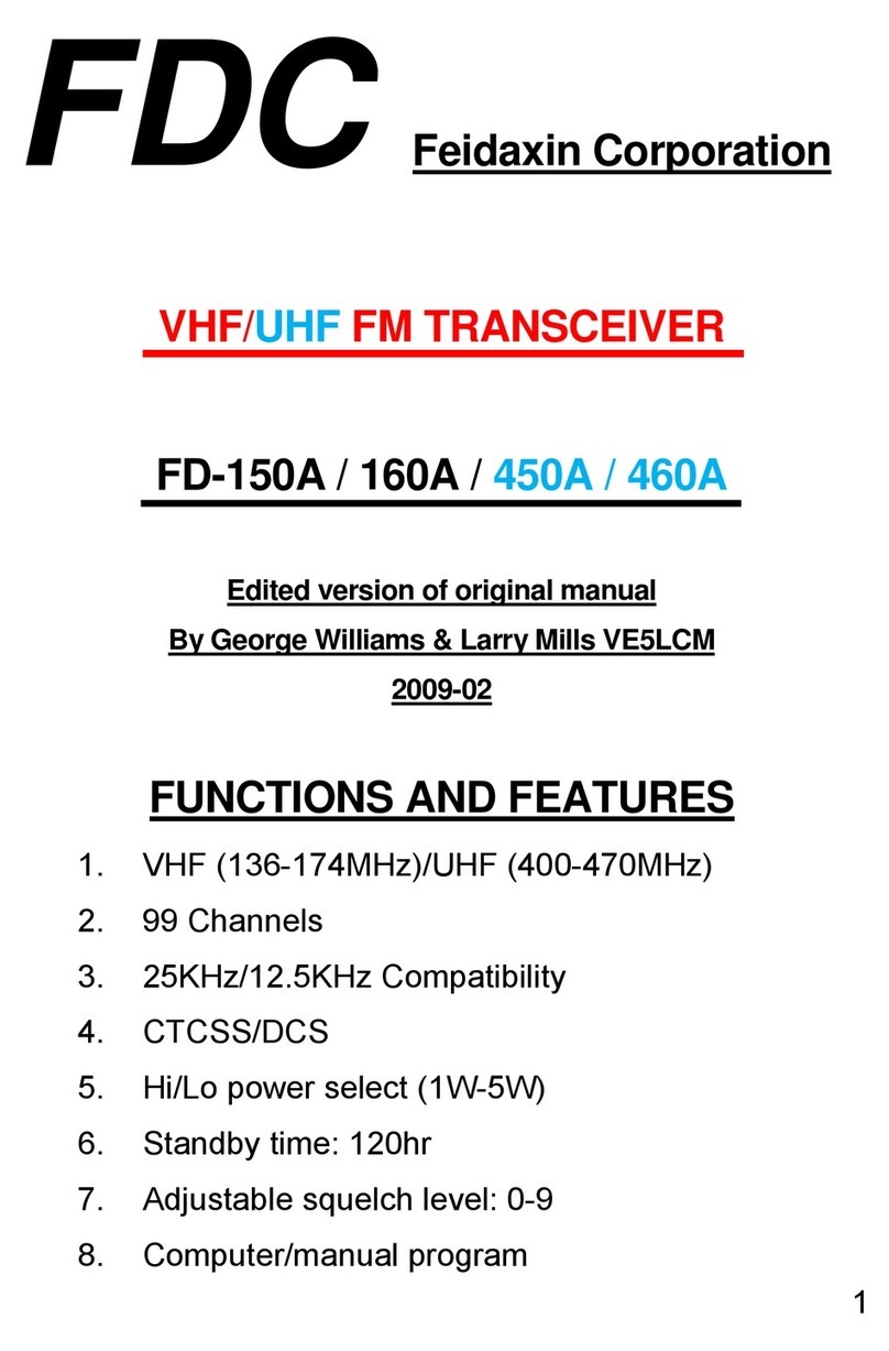 FDC FD-150A User manual