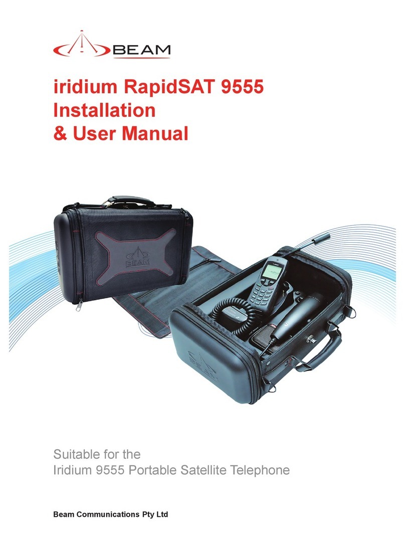 Beam iridium RapidSAT 9555 Instruction Manual