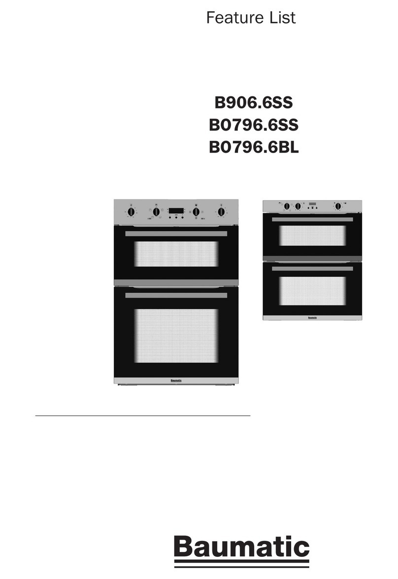 Baumatic B906.6SS User manual Baumatic B906.6SS User manual
