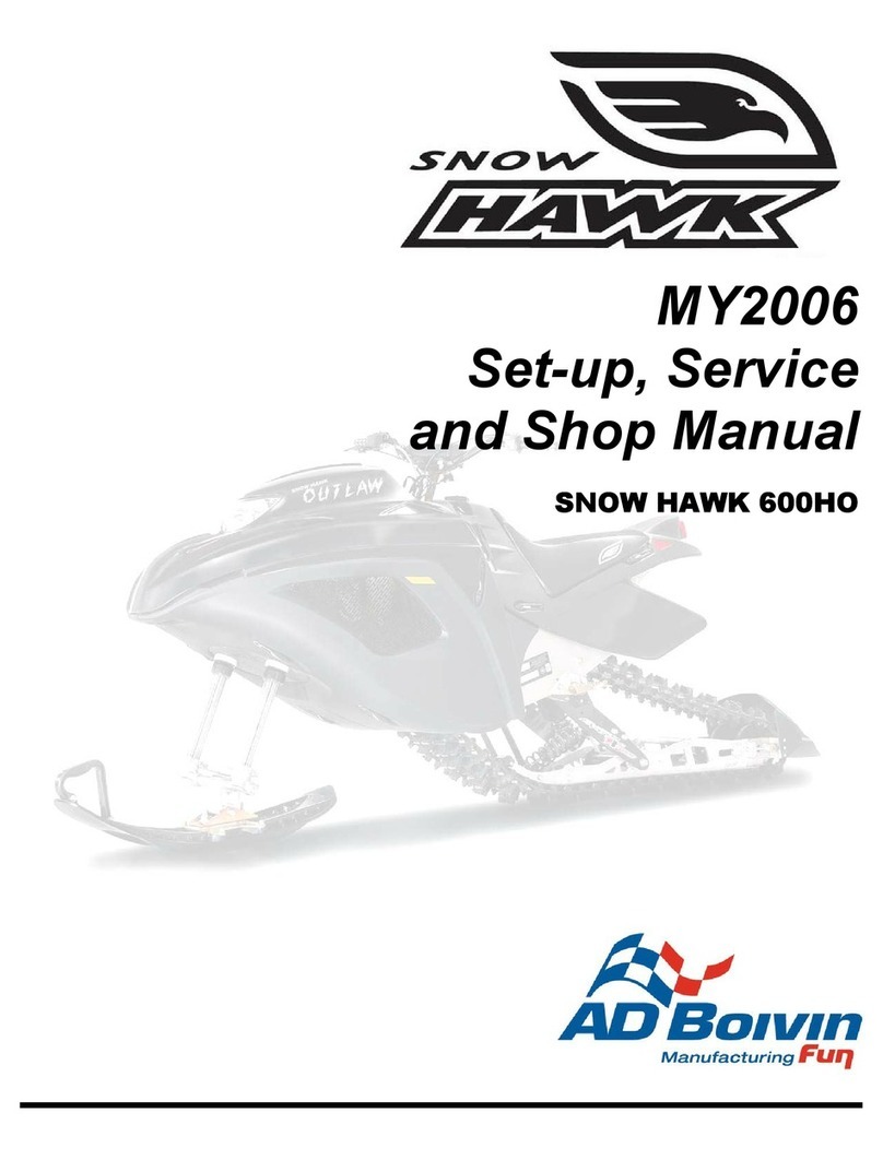 Snow Hawk 600HO Service manual